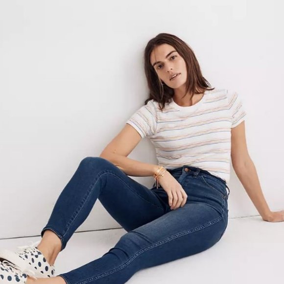 Madewell Tee Northside Vintage in Costillo Stripe - Picture 2 of 5